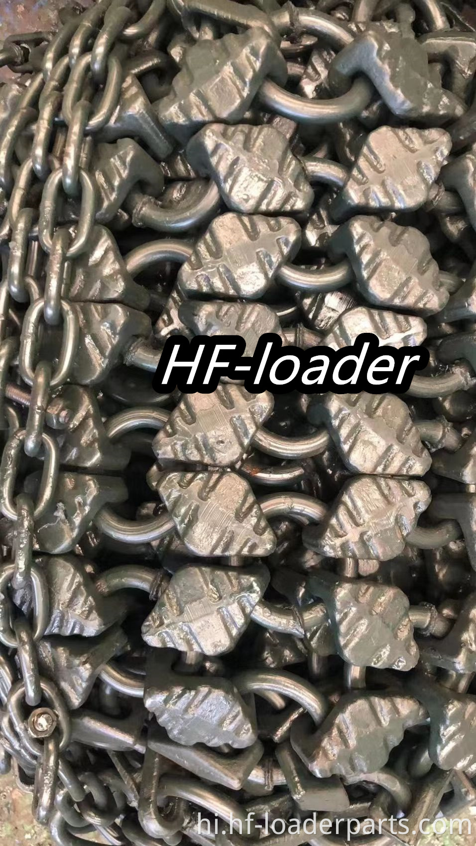 Square dense Tire Protection Chain 23.5-25 for tunnel